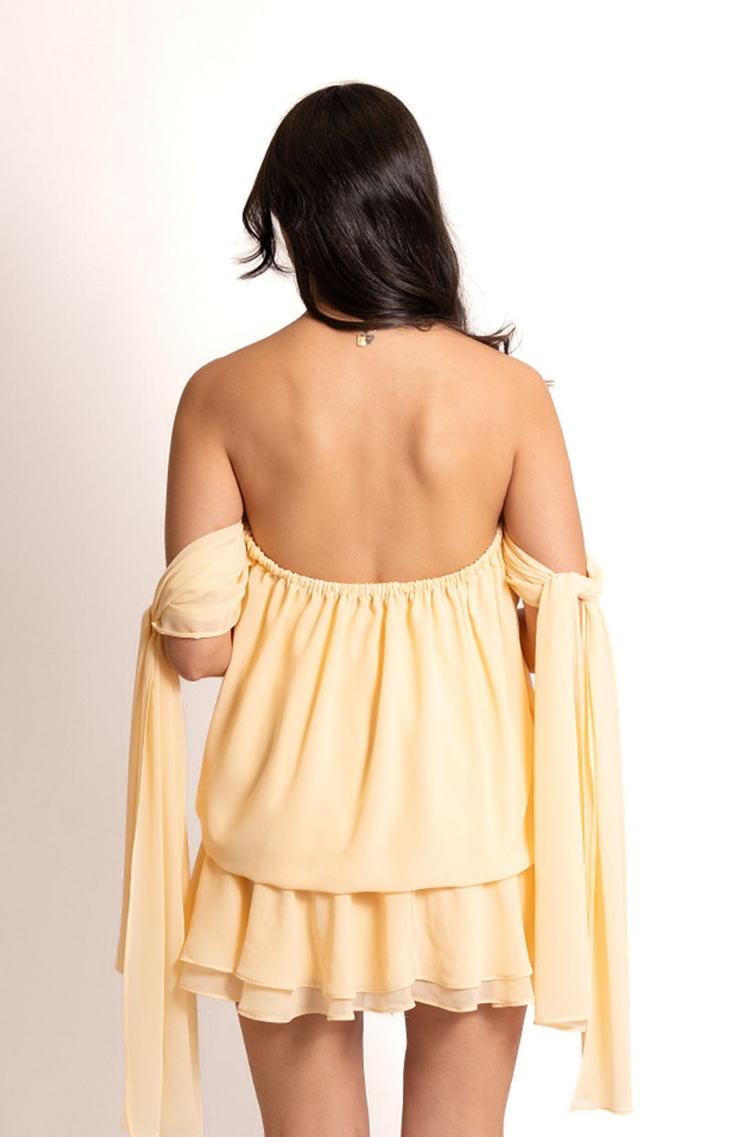 Saia clarice - Amarelo Manteiga