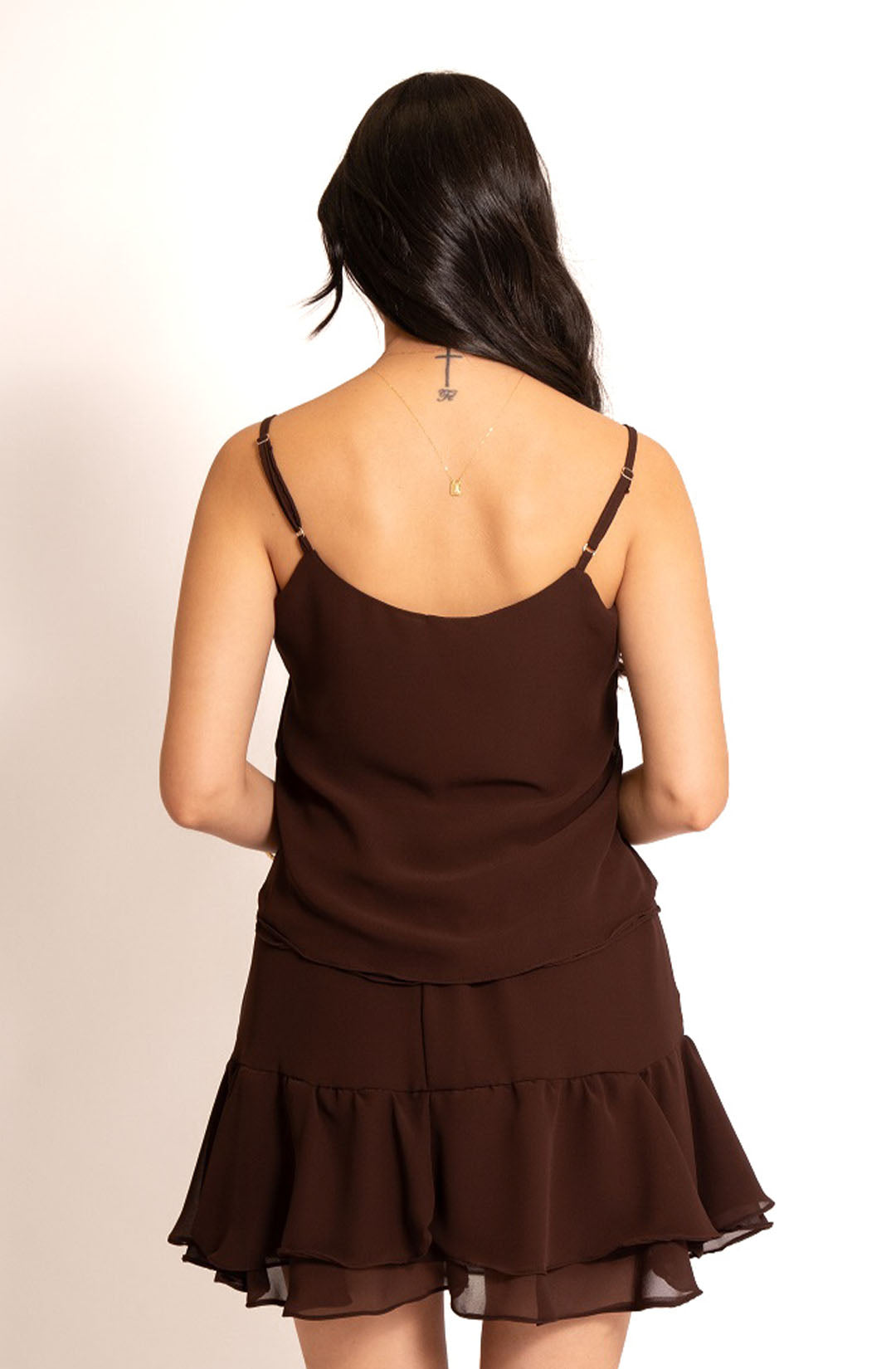 Blusa daiane - Marrom Escuro
