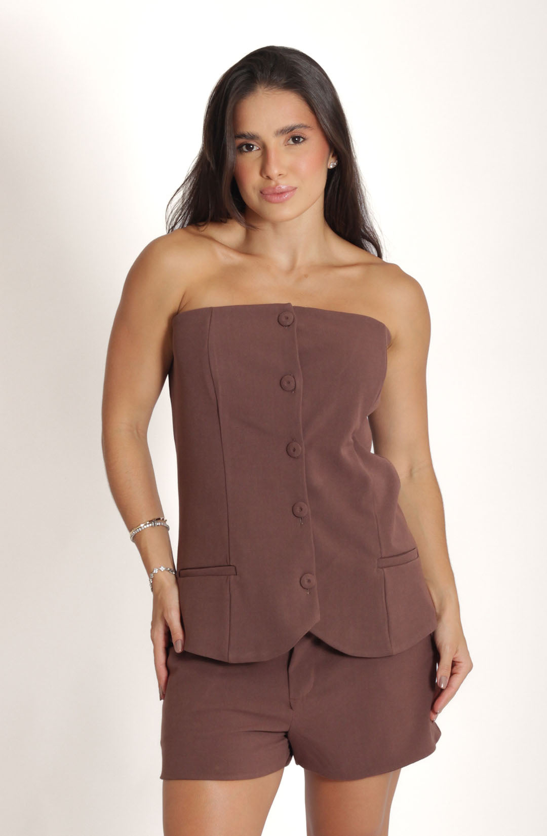 Blusa Nati - Marrom