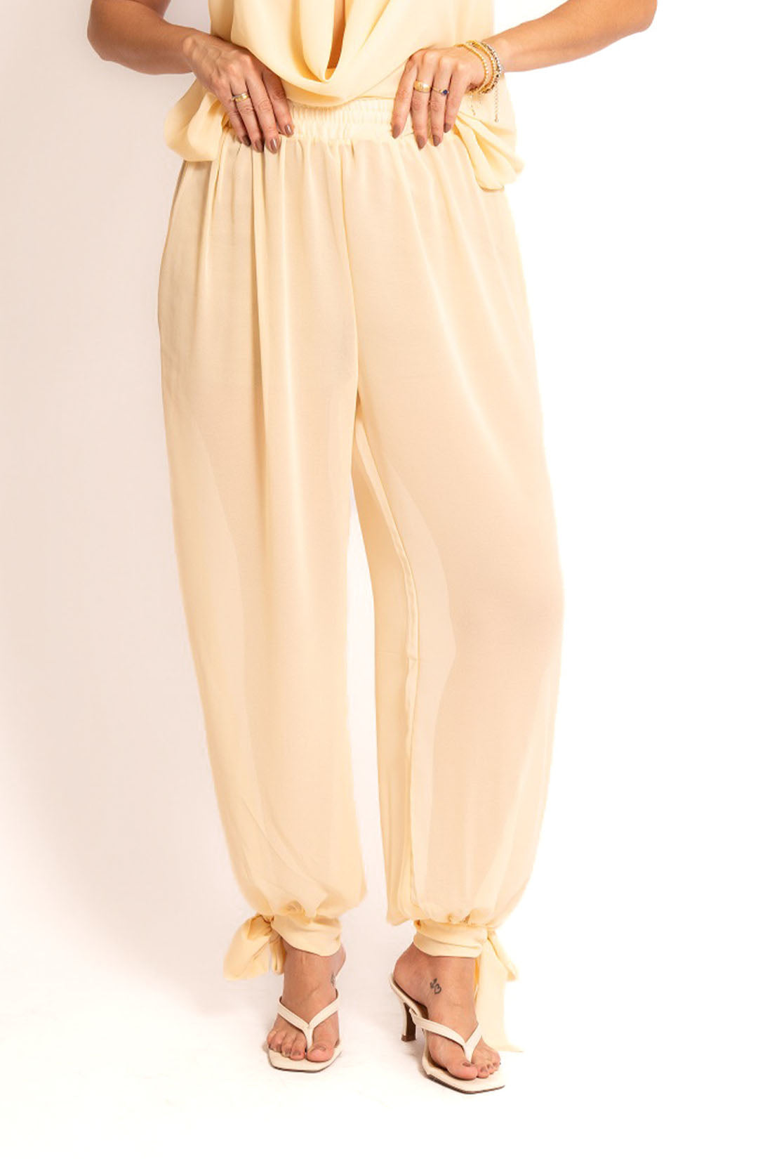 Calça jasmine - Amarelo Manteiga