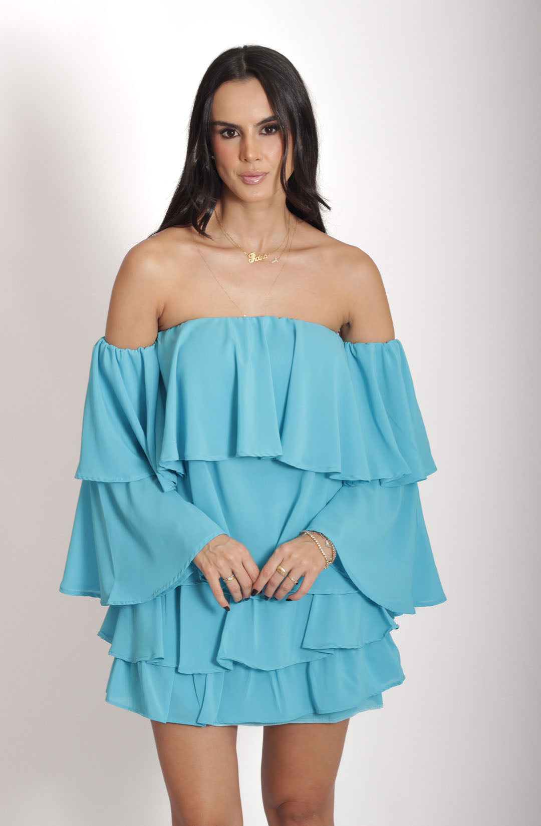 Conjunto Bia - Azul Turquesa