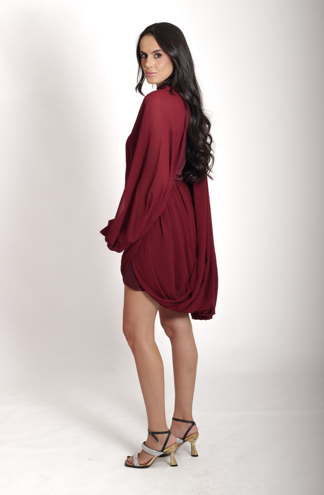 Vestido Camille - Marsala