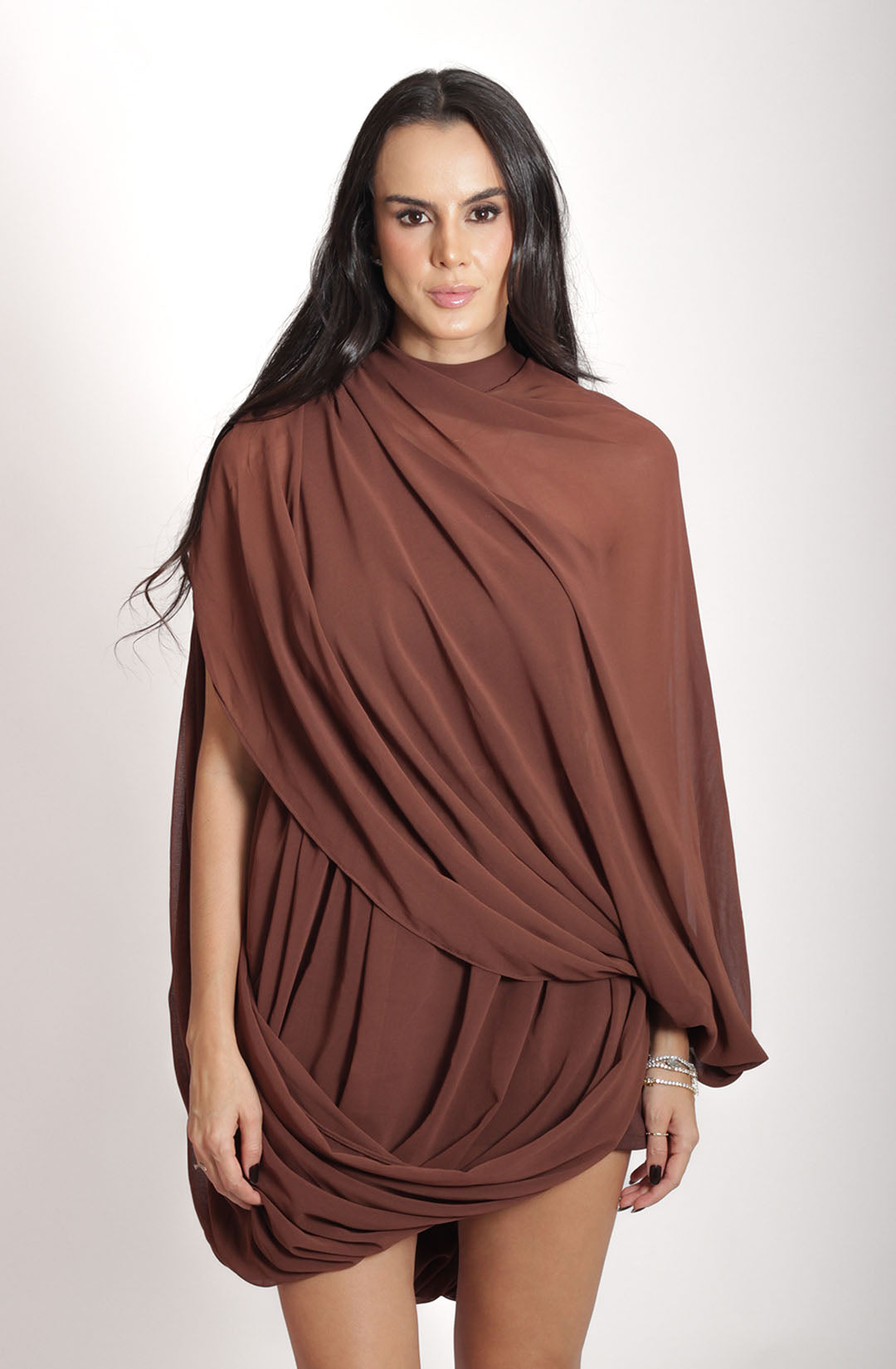 Vestido Camille - Marrom