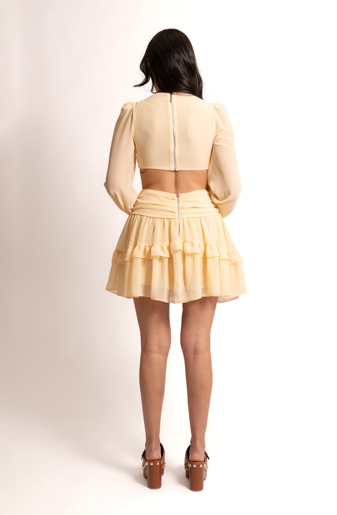 Vestido Lídia - Amarelo Manteiga