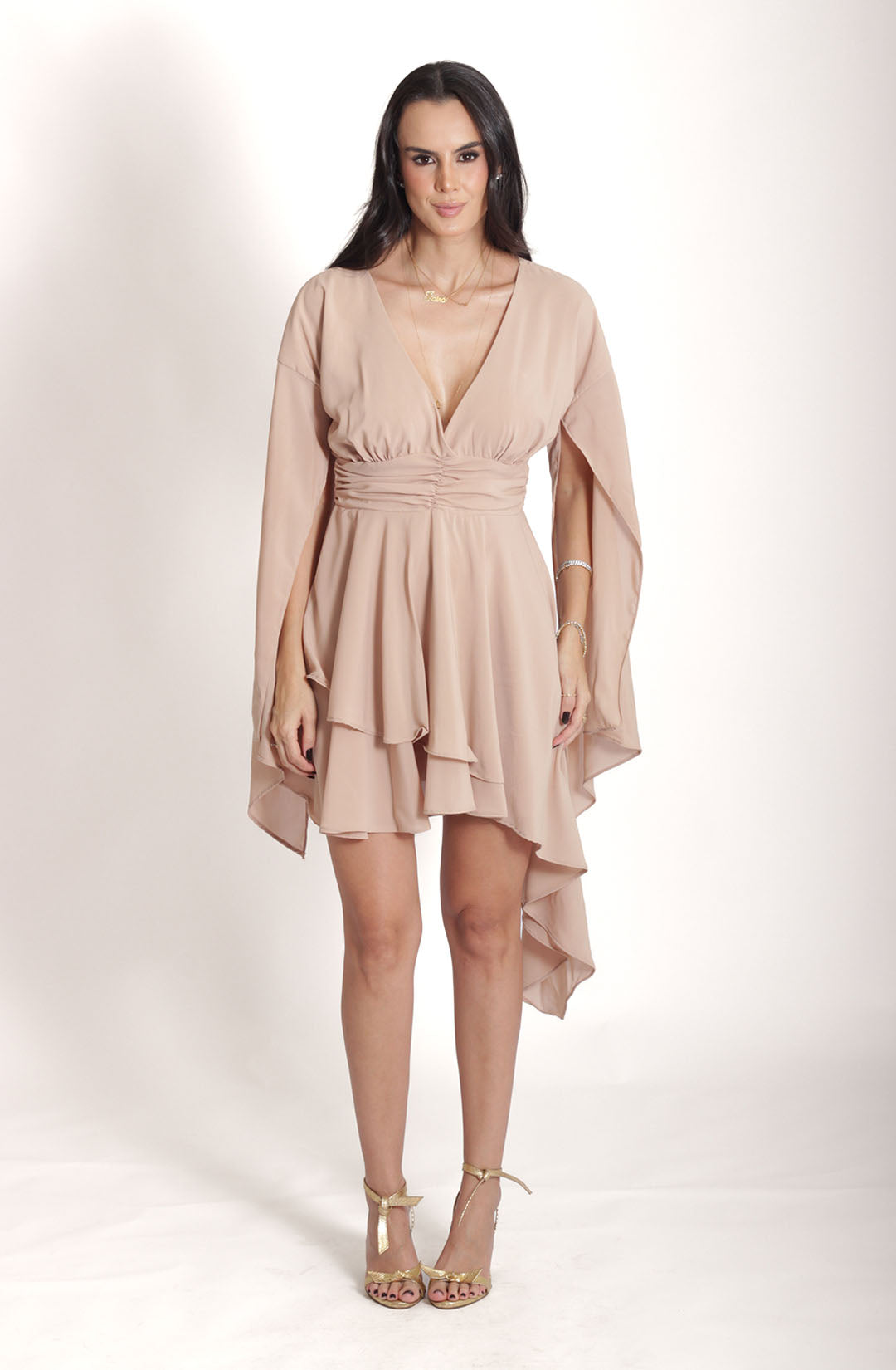 Vestido Liz - Nude