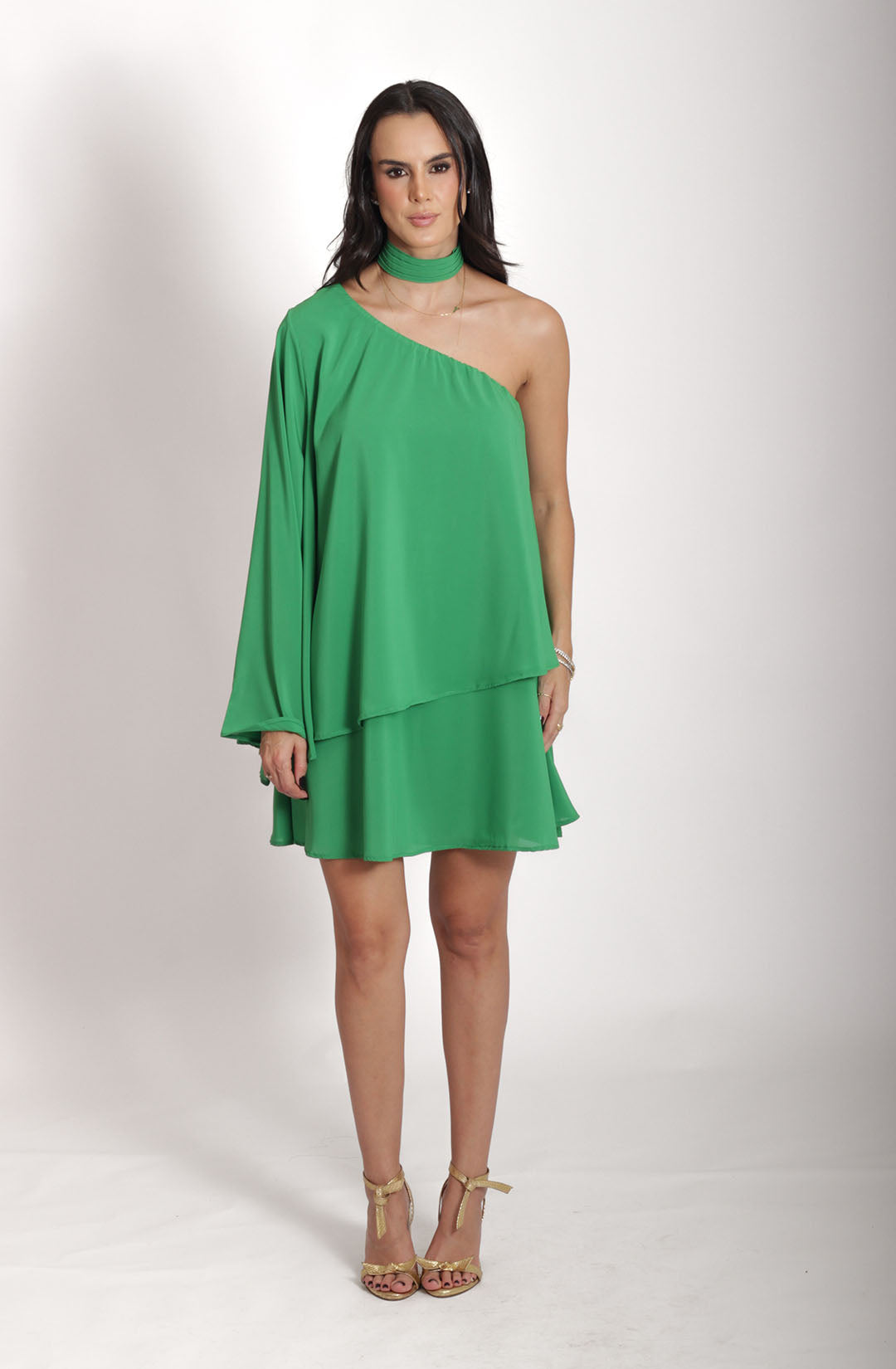Vestido Mia - Verde Bandeira