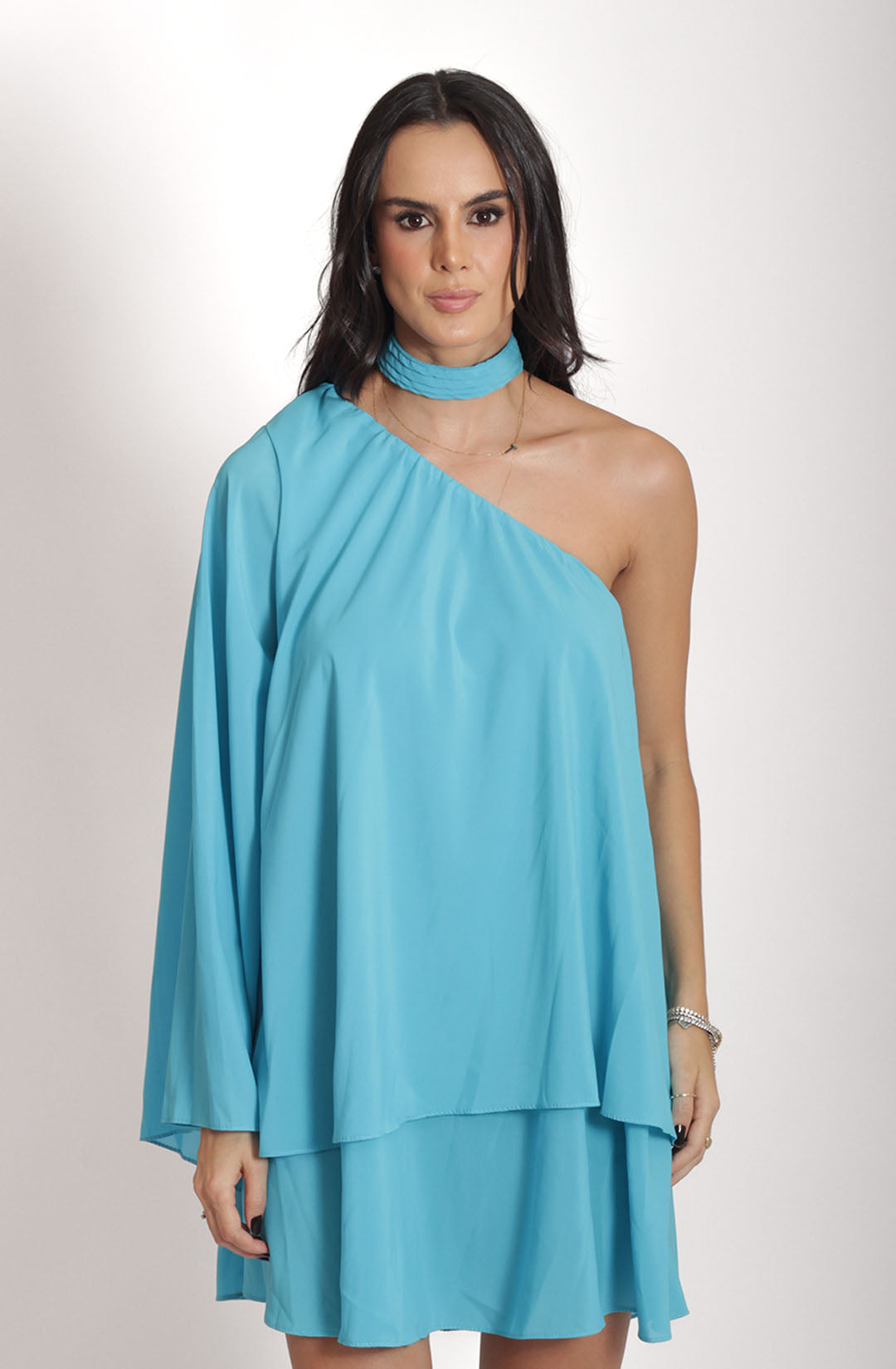 Vestido Mia - Azul Turquesa