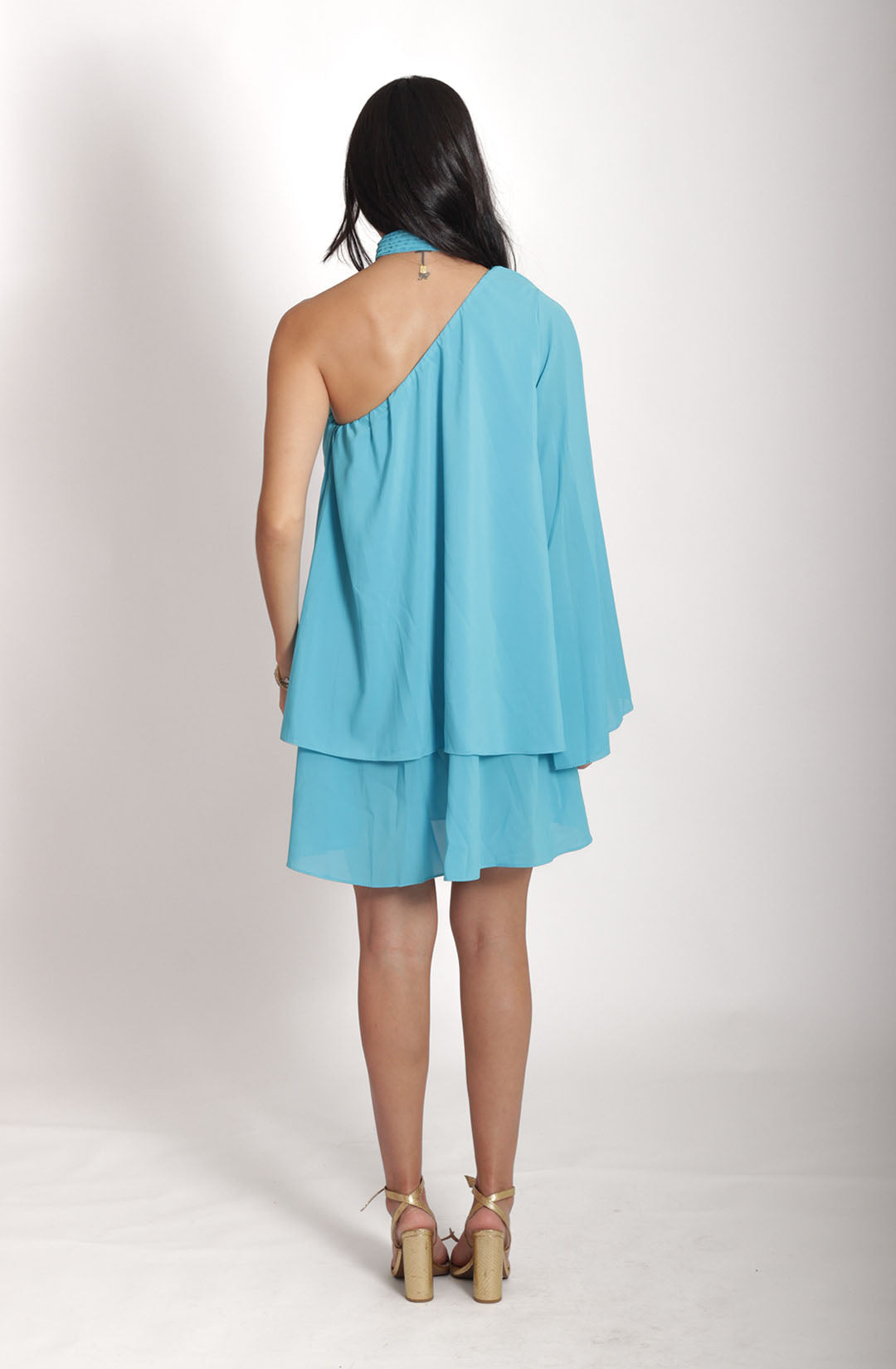 Vestido Mia - Azul Turquesa