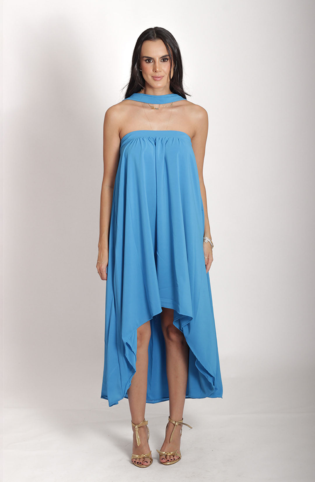 Vestido Sara - Azul escuro