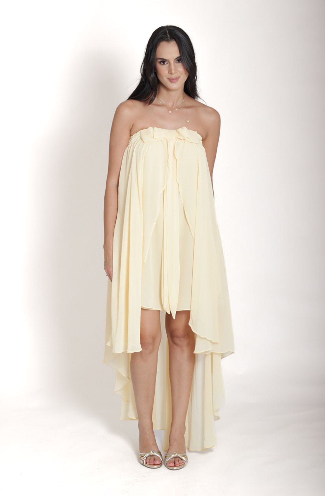 Vestido Serafine - Amarelo Manteiga