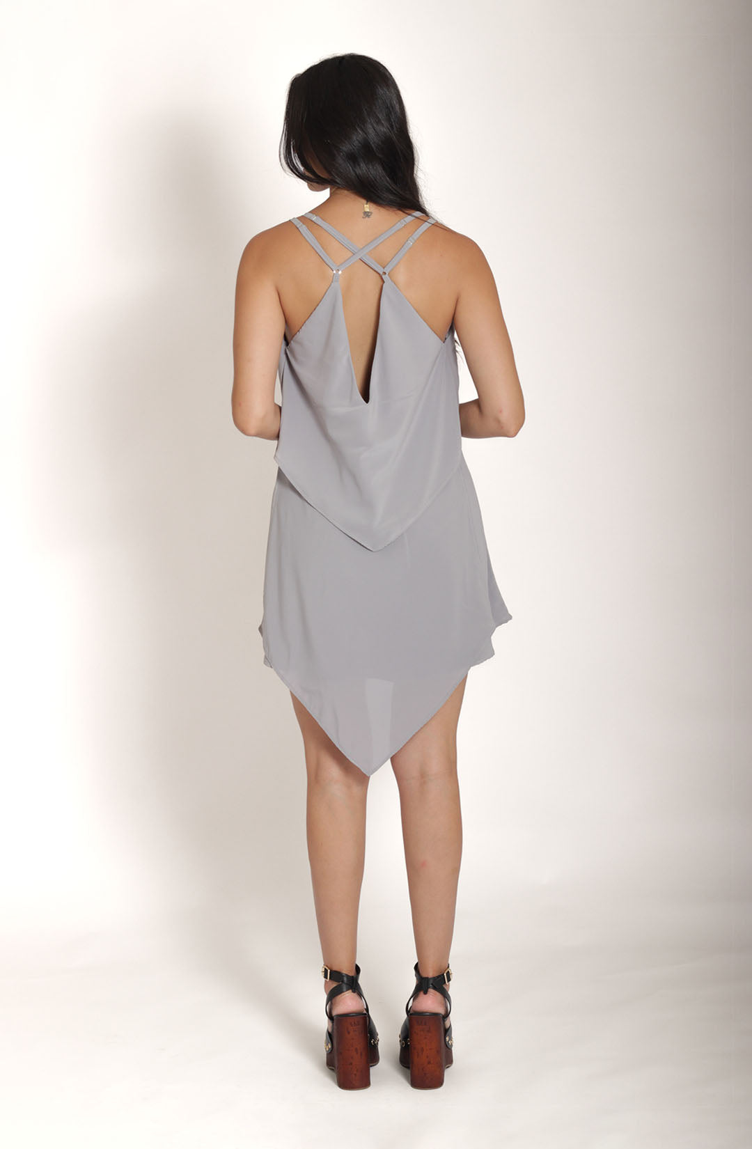 Vestido Virgínia - Cinza