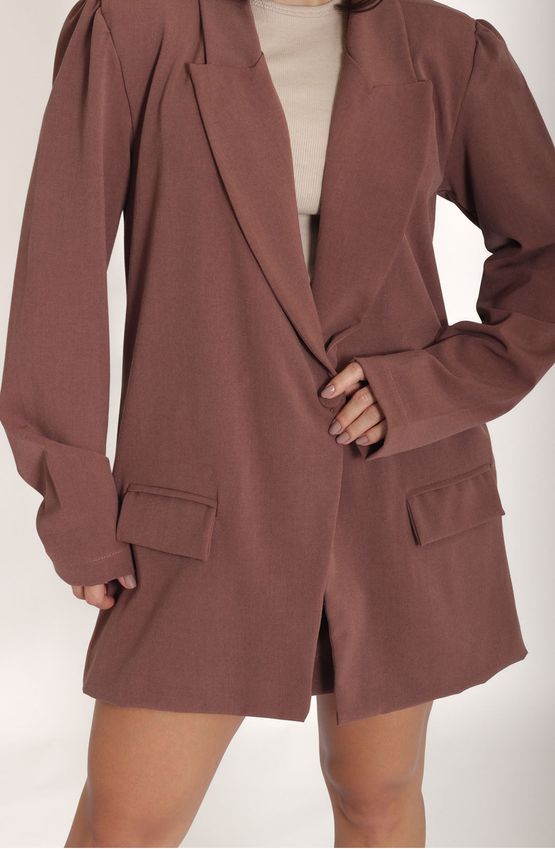 Blazer camille - Marrom Escuro