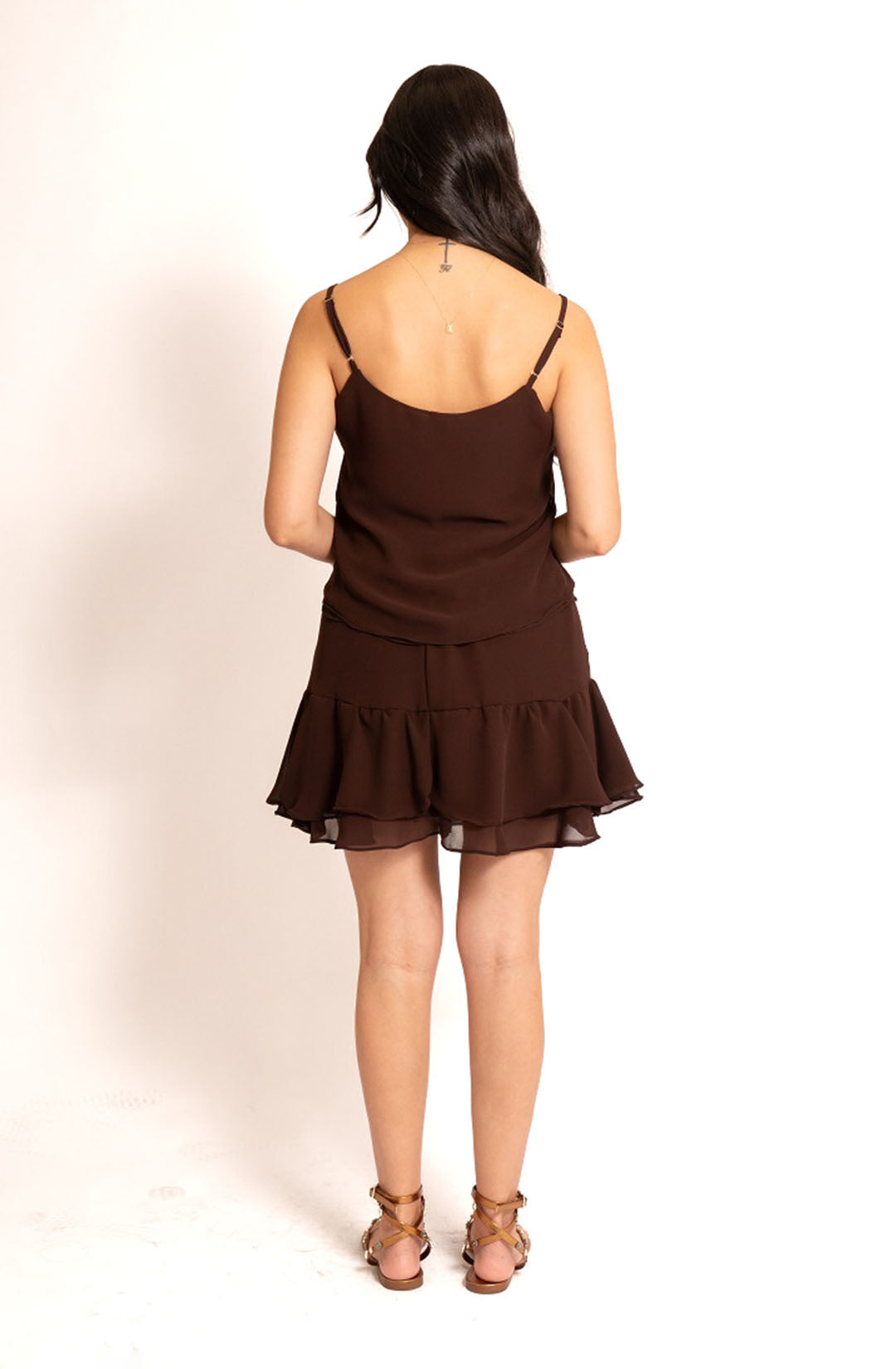 Blusa daiane - Marrom Escuro