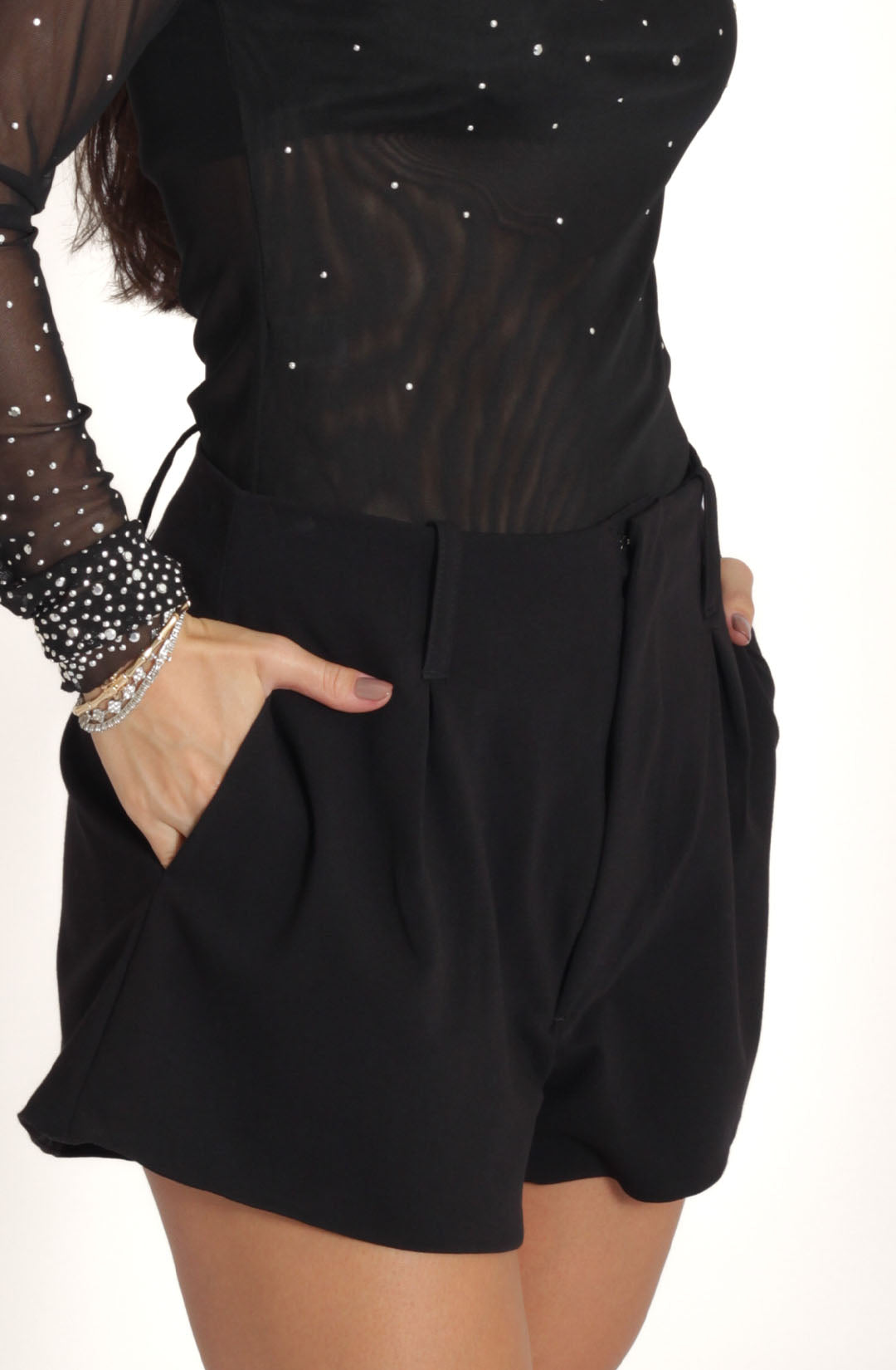 Short eliza - Preto