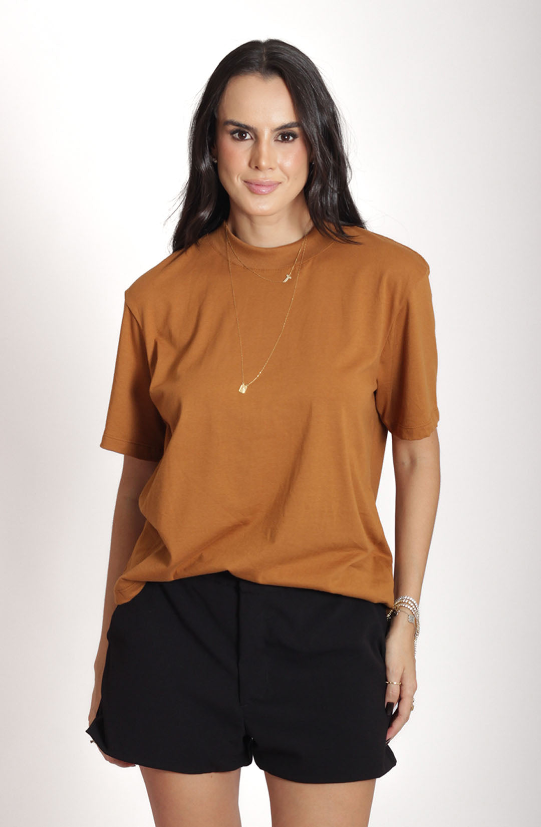 T-shirt francesca caramelô