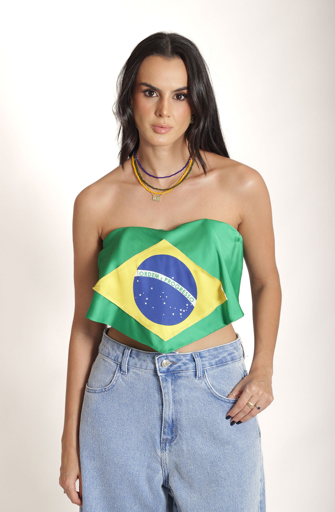 Cropped brasil - Verde Bandeira