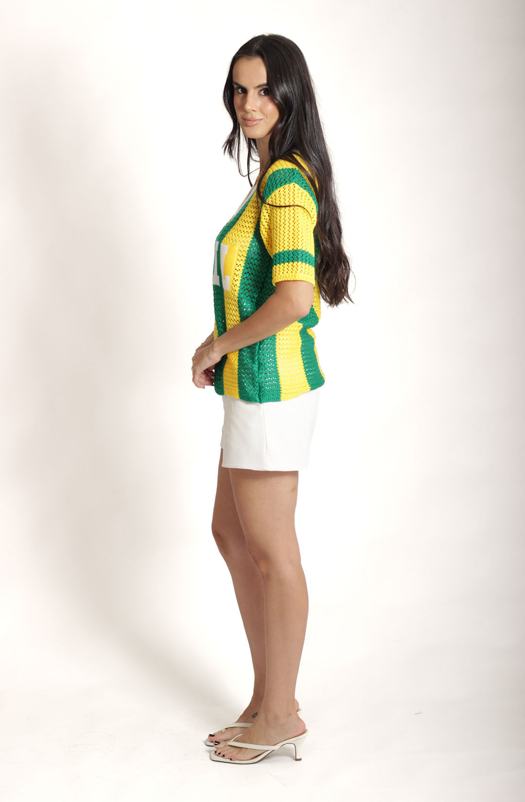 Blusa Tricot Brasil - Verde Bandeira