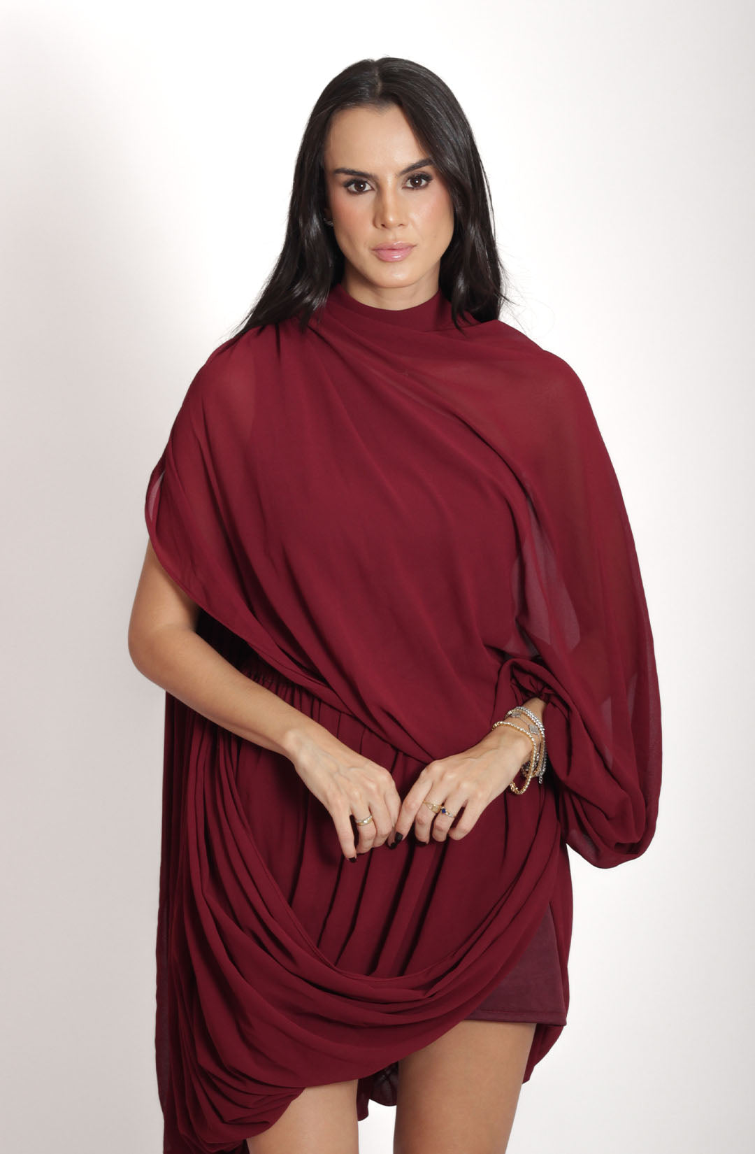 Vestido Camille - Marsala