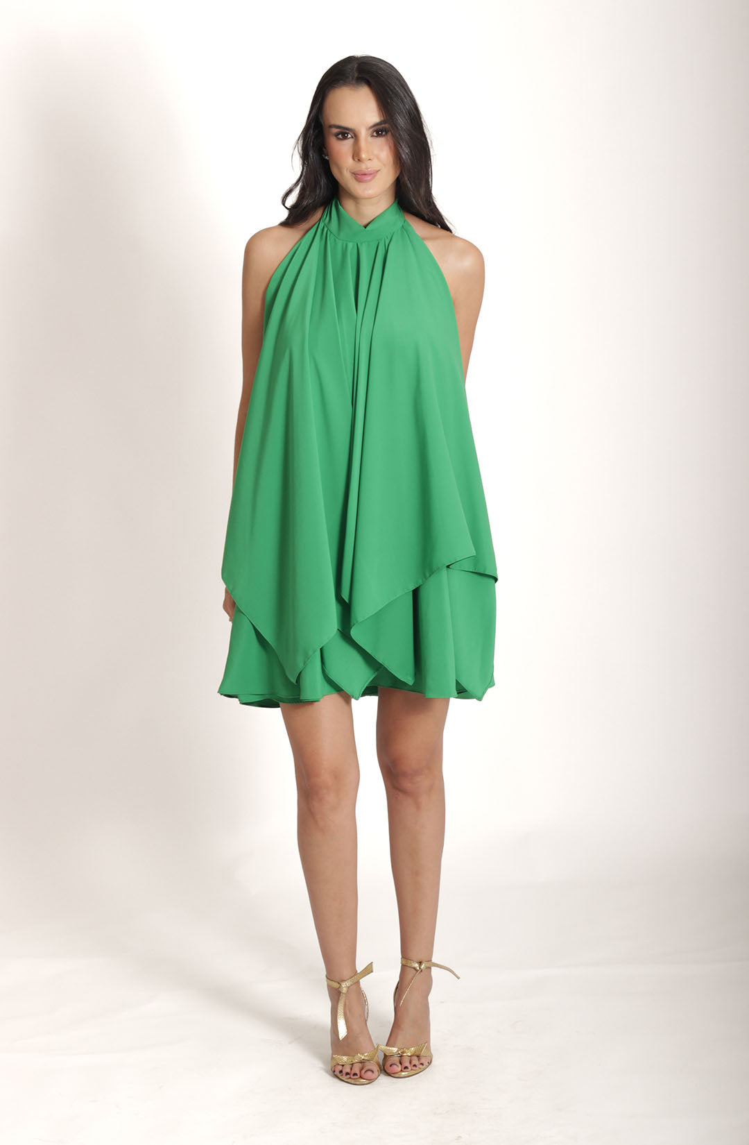 Vestido Jade - Verde Bandeira