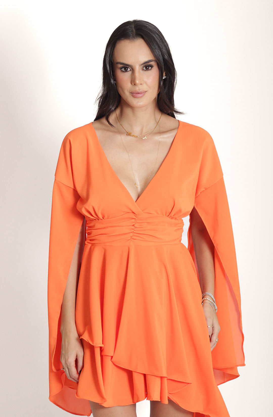 Vestido Liz - Laranja