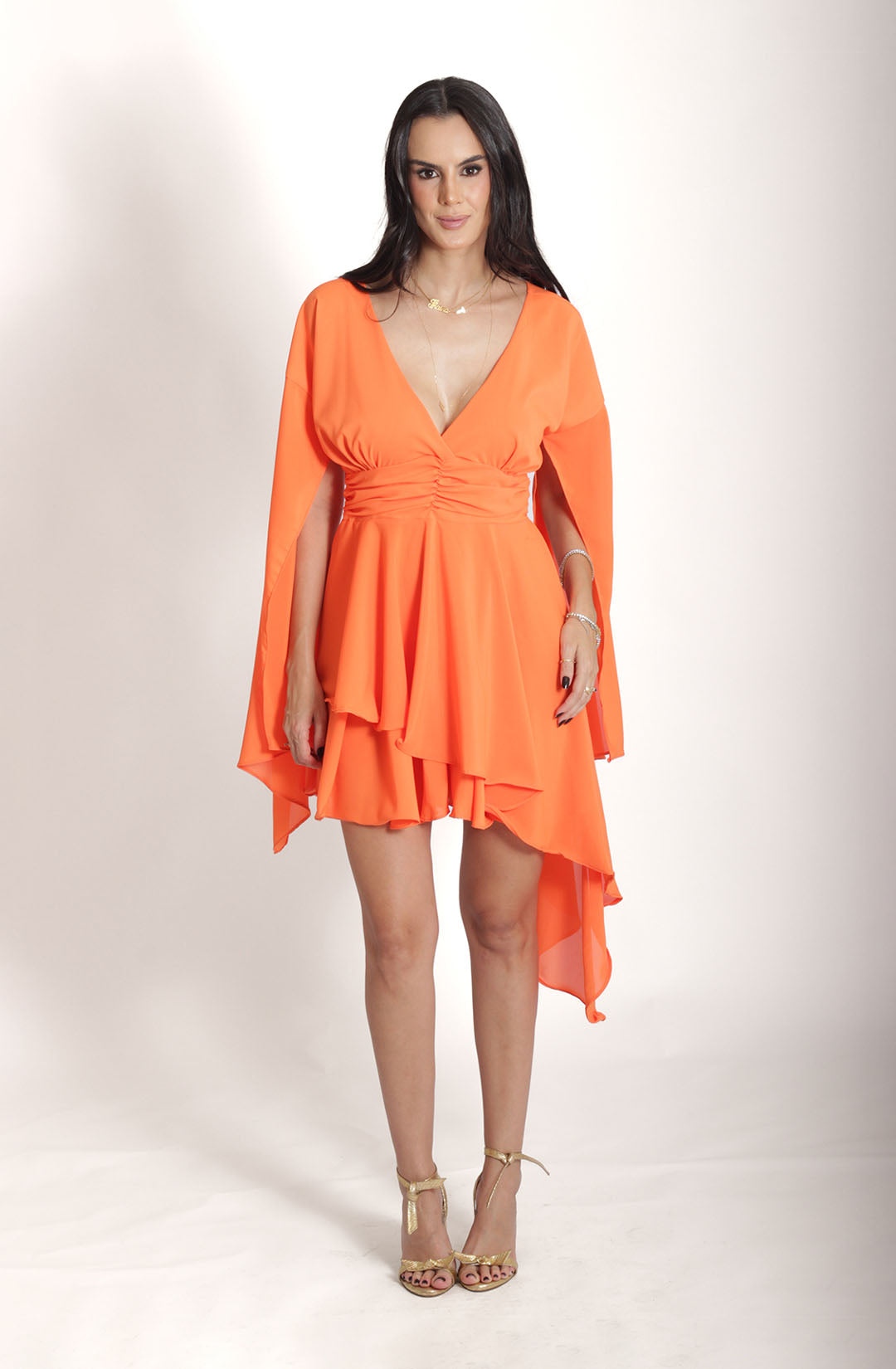 Vestido Liz - Laranja