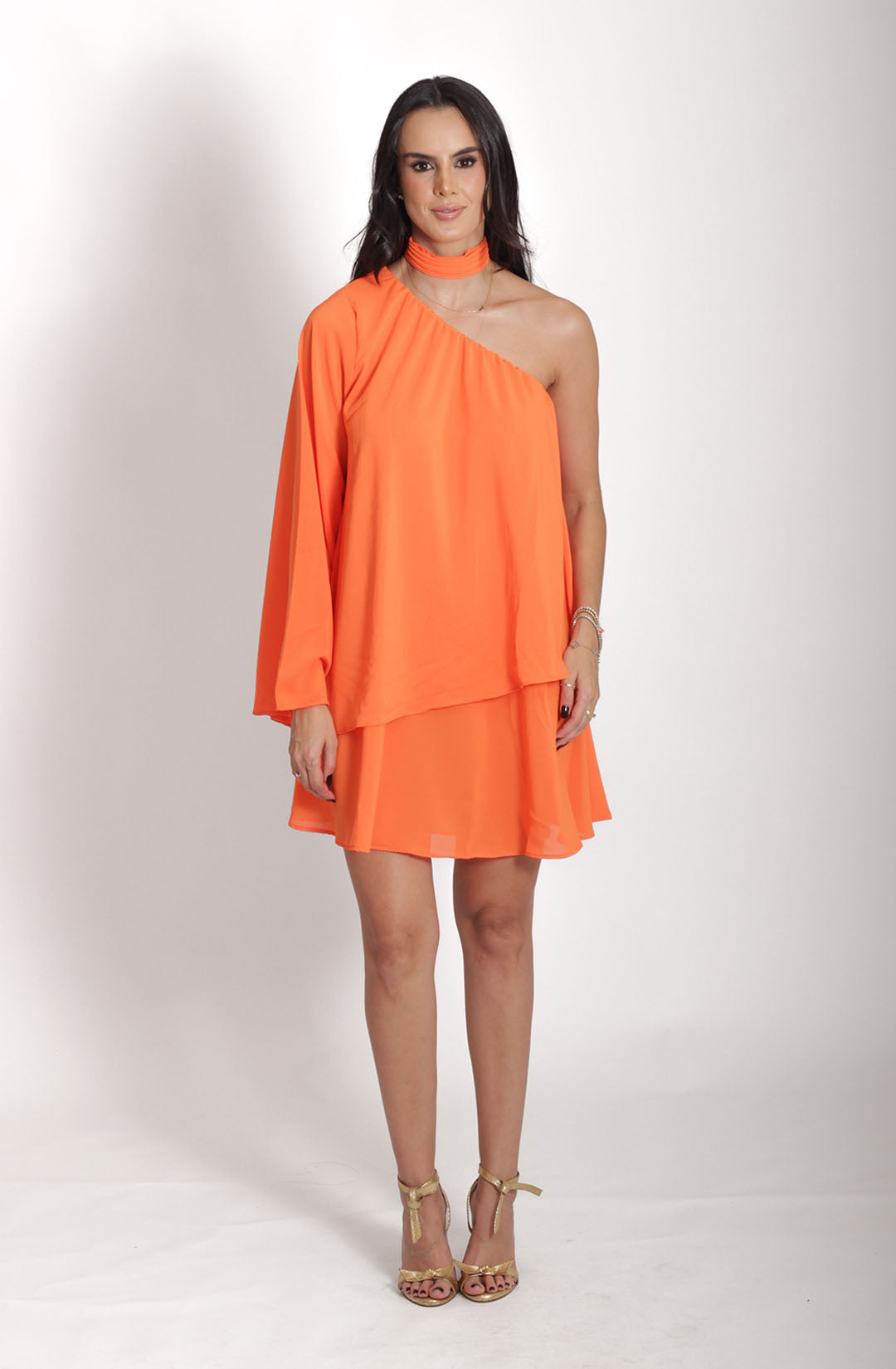 Vestido Mia - Laranja
