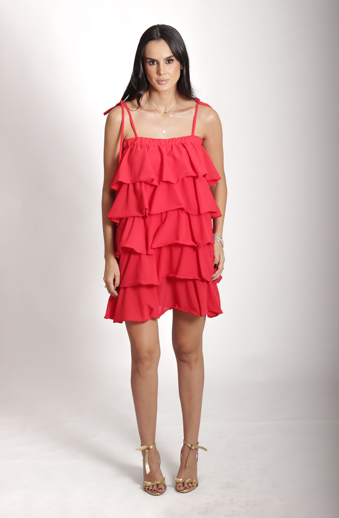 Vestido nanda - Vermelho