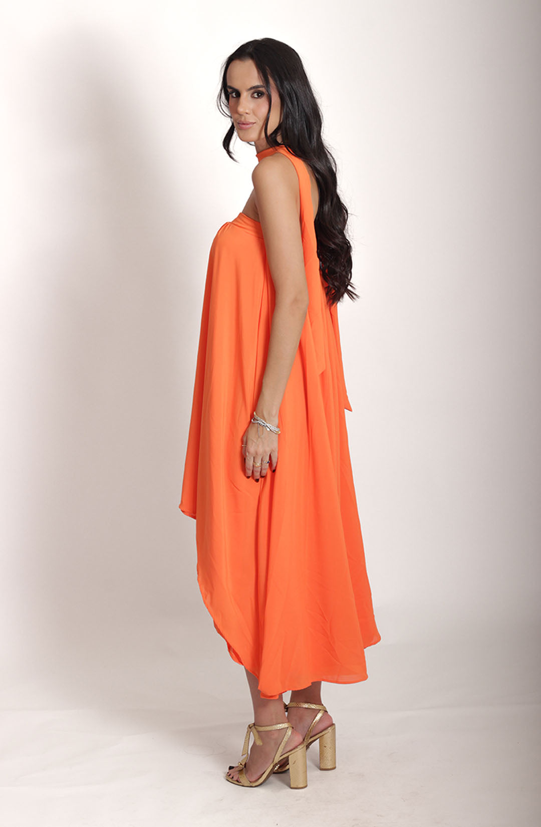 Vestido Sara - Laranja
