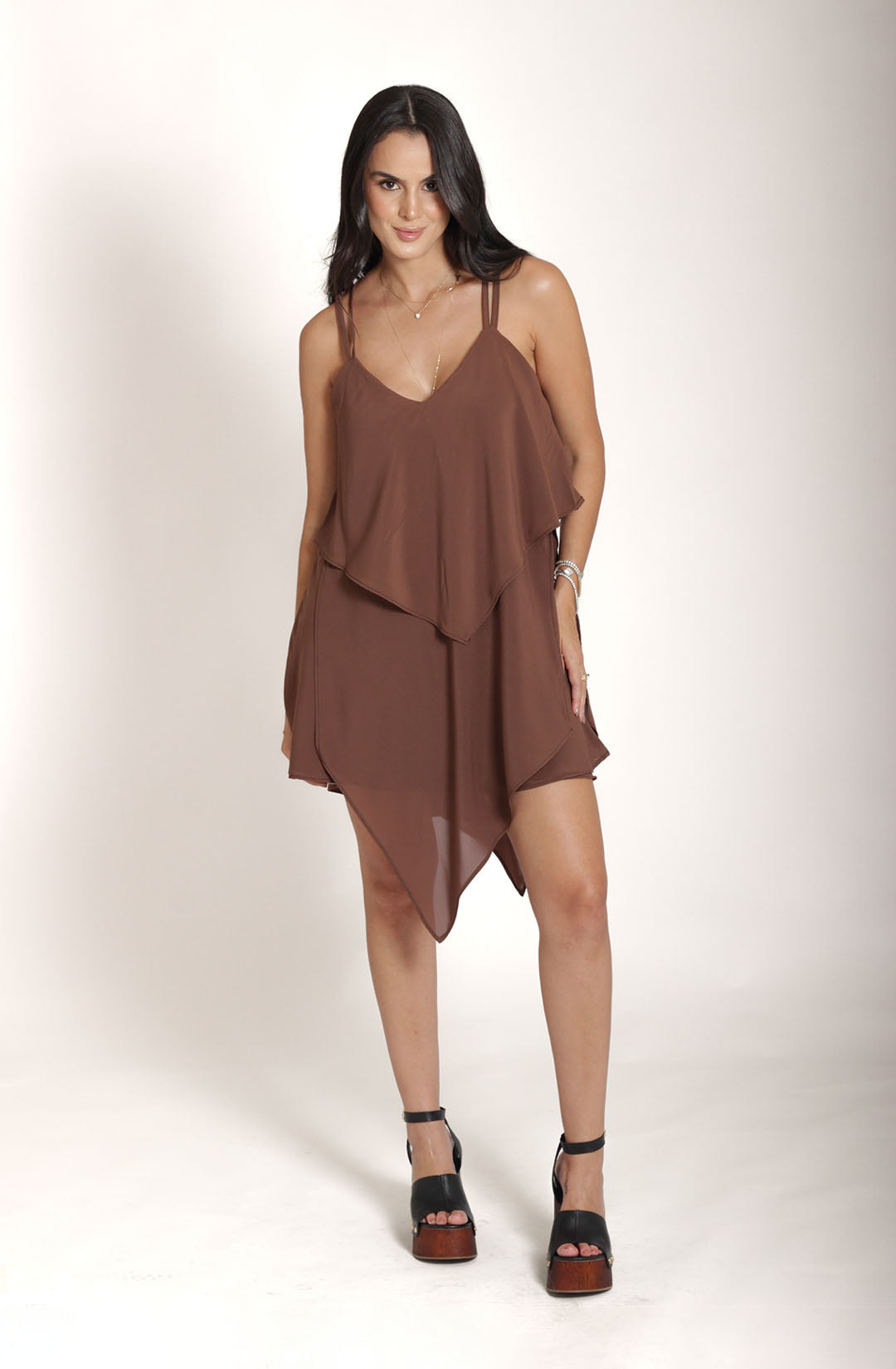 Vestido Virgínia - Marrom