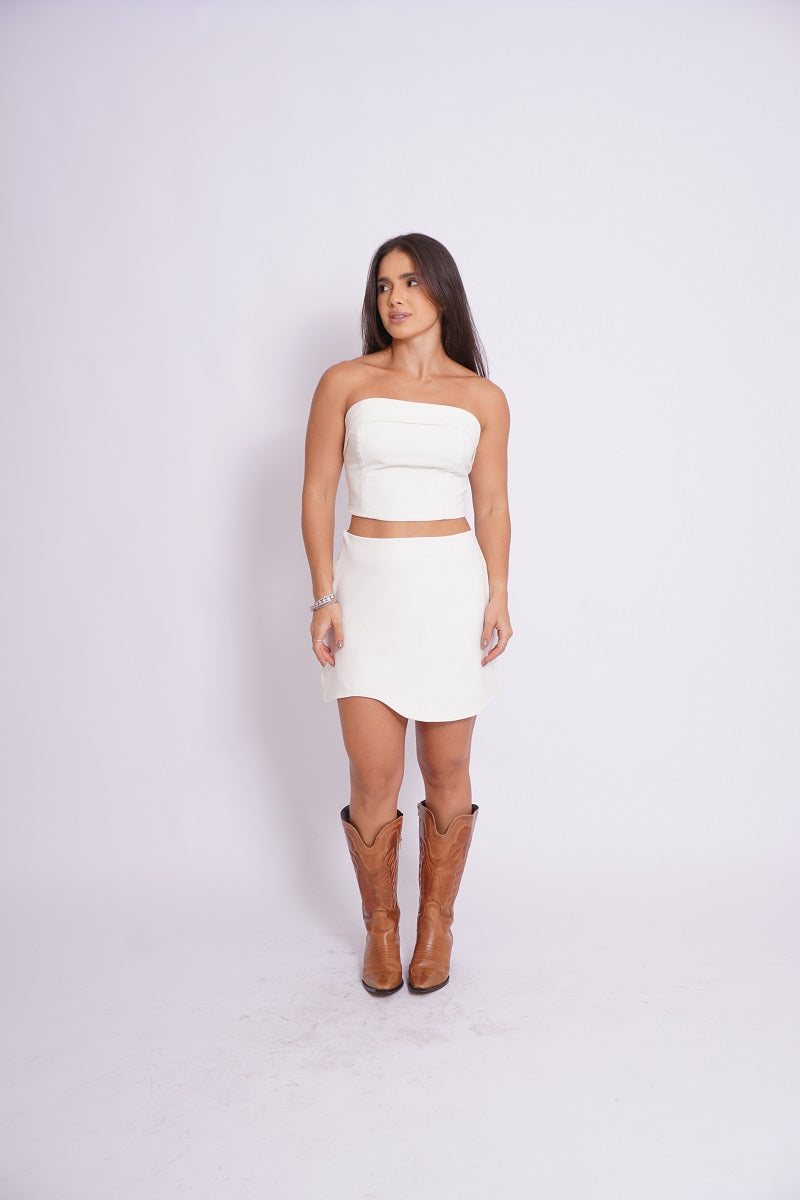 Saia mel off - White